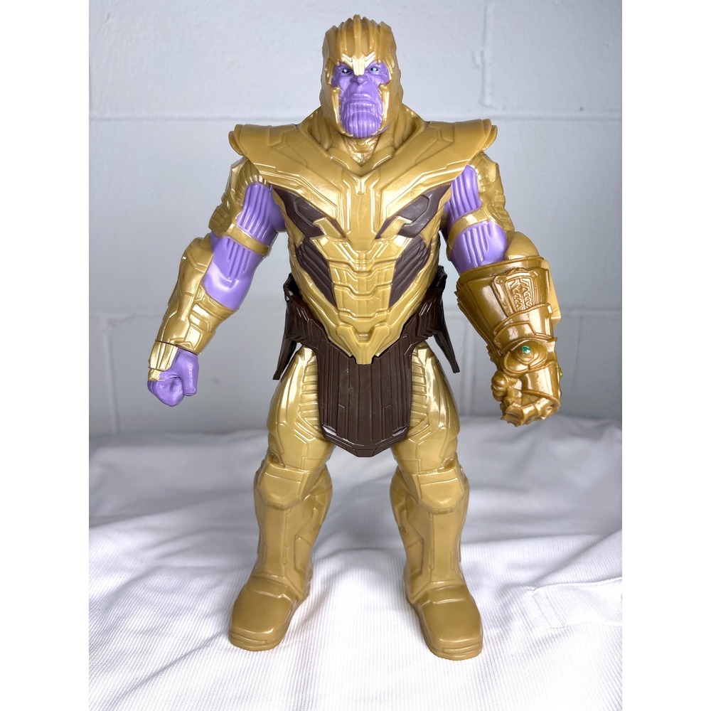 Marvel Avengers Titan Hero Series Thanos 12 Inch Action Figure Gold Armor